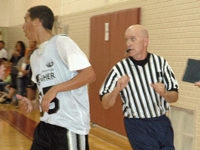 FBOA member Freddy Krieger officiates at camp.